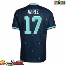 Camisa de Futebol Alemanha Florian Wirtz #17 Equipamento Secundário Mundo 2026 Manga Curta